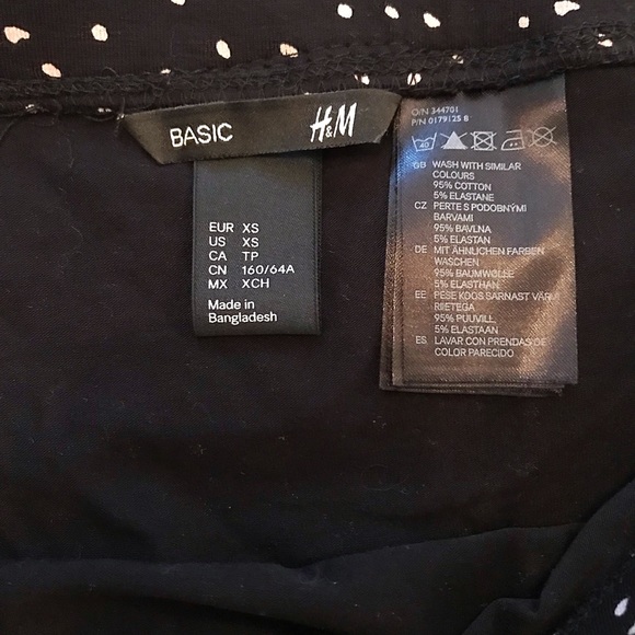 H&M basic stretch mini skirt - Picture 2 of 2